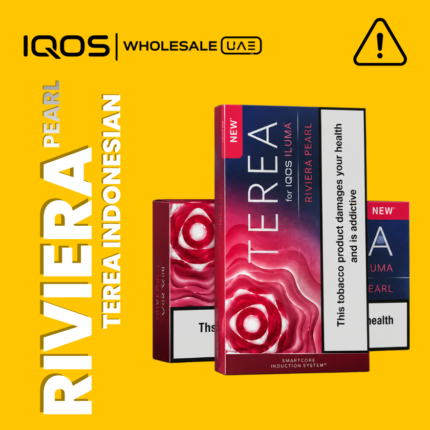 Terea Riviera Pearl Indonesia for IQOS ILUMA in Dubai UAE, raspberry floral menthol click capsule tobacco sticks, wholesale and retail
