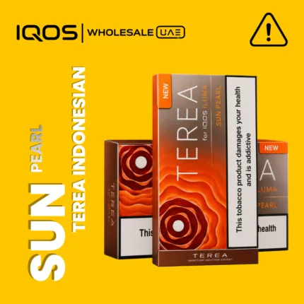 Terea Sun Pearl Indonesia for IQOS ILUMA in Dubai UAE, watermelon menthol click capsule tobacco sticks, wholesale and retail