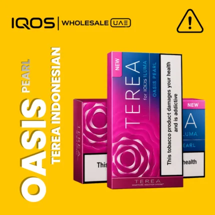 Terea Oasis Pearl Indonesia for IQOS ILUMA in Dubai UAE, passion fruit menthol click capsule tobacco sticks, wholesale and retail