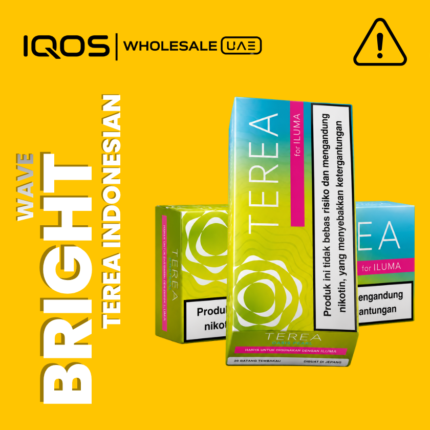 Terea Bright Wave Indonesia for IQOS ILUMA in Dubai UAE, cool menthol tobacco sticks with green fruit notes, wholesale and retail