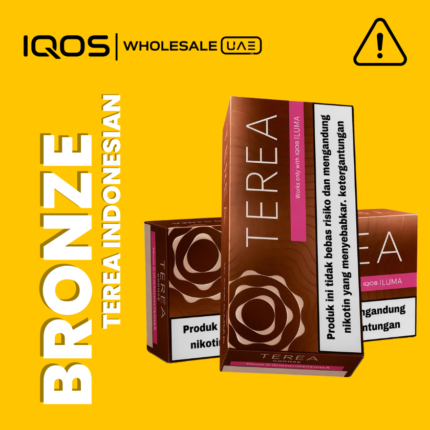 Terea Bronze Indonesia for IQOS ILUMA in Dubai UAE, rich cocoa and dried fruit tobacco sticks, wholesale and retail