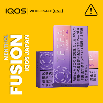 Terea Fusion Menthol Japan for IQOS ILUMA in Dubai UAE, floral menthol tobacco sticks with ripe fruit notes, wholesale and retail