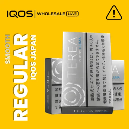 Terea Smooth Regular Japan for IQOS ILUMA in Dubai UAE, light mellow classic tobacco sticks, wholesale and retail