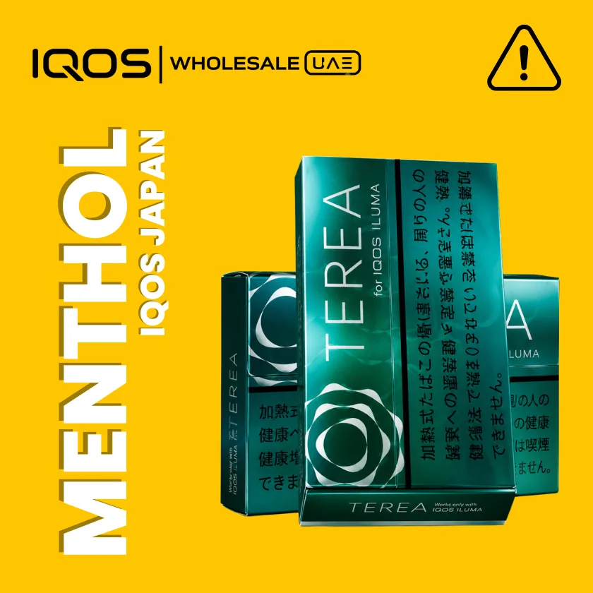 Terea Menthol Japan for IQOS ILUMA in Dubai UAE, clean crisp menthol tobacco sticks, wholesale and retail Terea Menthol Japan for IQOS ILUMA in Dubai UAE, clean crisp menthol tobacco sticks, wholesale and retail