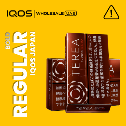 Terea Bold Regular Japan for IQOS ILUMA in Dubai UAE, rich spiced woody classic tobacco sticks, wholesale and retail