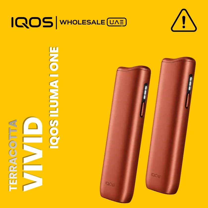 IQOS ILUMA i ONE Vivid Terracotta heated tobacco device in Dubai UAE, compact all-in-one for Terea sticks, wholesale and retail IQOS ILUMA i ONE Vivid Terracotta heated tobacco device in Dubai UAE, compact all-in-one for Terea sticks, wholesale and retail