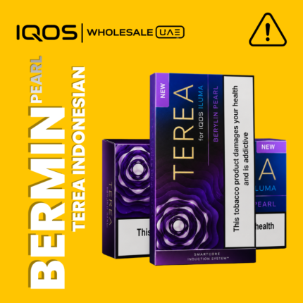 Terea Bermin Pearl Indonesia for IQOS ILUMA in Dubai UAE, clove menthol blueberry click capsule tobacco sticks, wholesale and retail